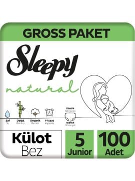 Sleepy Natural Gross Paket Külot Bez 5 Numara Junior 100 Adet
